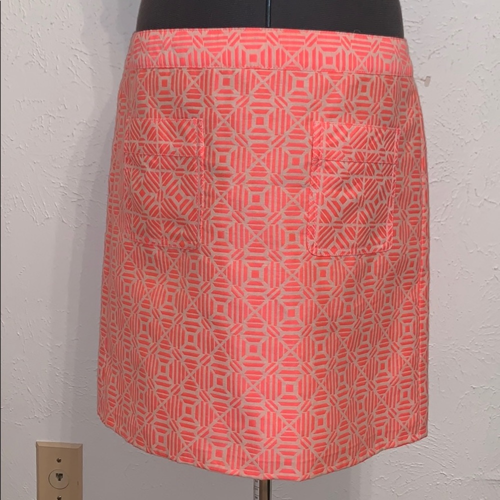 Gap Pink Print Mini Skirt